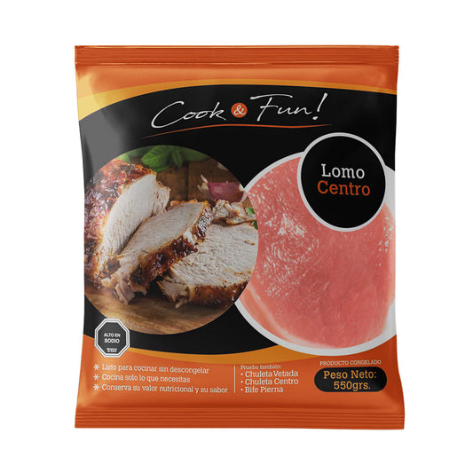 Lomo Centro Cook & Fun 550 grs Caja 7,7 kg